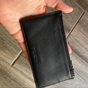 Coach Card Holder/Zip pocket